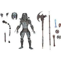 NECA Predator Ultimate Warrior Predator plastmasas darbības figūra dāvanu kastītē