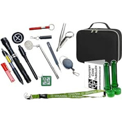 17 Piece Geocaching Beginner Set Starter Beginner PowerTank Magnetic Lifter Travelbug