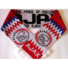 Ajax Amsterdam Fan Scarf Football Scarf Amsterdam Fan Scarf Ajax Scarf, Red White