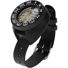 Dilwe Wrist Compass, Waterproof Diving Compass, Scuba Diving Compass, Outdoor Compass for Survival, Camping, Hiking, Boating