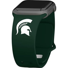 AFFINITY BANDS Michigan State Spartans silikona sporta pulksteņa siksniņa, kas saderīga ar Apple Watch