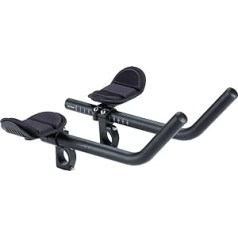 BBB Cycling Aero Bars Maksimāla aerodinamika Velosipēda stūre Alumīnija velosipēda stūres stiprinājums Īpaši garš J-bend roku balsts šosejas velosipēdiem Triatlona stūres atbalsts Neslīdoši velosipēda rokturi AeroMax