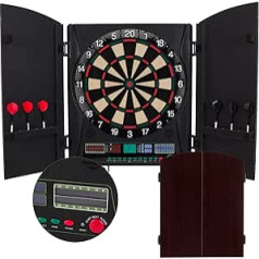 Arachnid Marauder EDBW660 5.0 Electronic Dartboard Cabinet with Soft Tip - Black