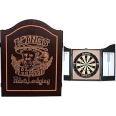 Empire®™ spintelė Kings Head juoda Su WINMAU Sizalio lentos smiginio rinkiniu