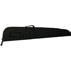 AKAH Rifle Case Long Guns with Rifle Scope Lockable Black with Outer Pocket