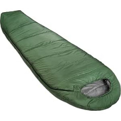 Amazon Basics Cold Weather Camping Hiking Lightweight Mummy Sleeping Bag Olive Green