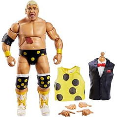 WWE HKP11 Elite WrestleMania Dusty Rhodes darbības figūra, kustīgs WWE kolekcionārs ar piederumiem, rotaļlietas dāvana bērniem un faniem no 8 gadu vecuma