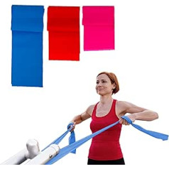 Mobiclinic, 3 elastic bands, fitness bands, different levels by colour