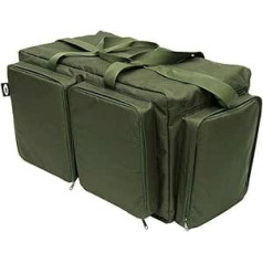 NGT karpu makšķerēšanas kempings Large Multi Pocket Bait Bag Green Modern, Green, Modern