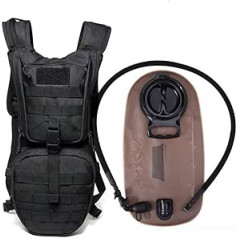 SzBlaZe Tactical Molle hidratācijas mugursoma ar 3L TPU ūdens pūsli āra pārgājieniem Riteņbraukšanai pārgājieniem kāpšanas kempingam