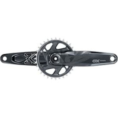 Sram Unisex — Adult Krg Gx Eagle Crankset, melns, viens izmērs