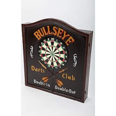 point home Bullseye Dartboard Cabinet Lifestyle Furniture in Retro Look, 70 cm