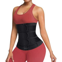 BIYHCUY Women Waist Trainer Tummy Control Workout Waist Cincher Sauna Sweat Belt Sport Waist Trimmer Slim Belly Band