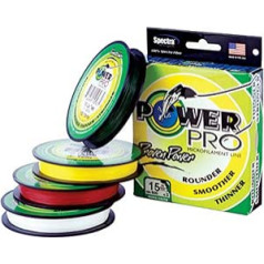 PowerPro unisex Adult Spectra pīts makšķerēšanas aukla, neona dzeltena, 1500YD/150LB