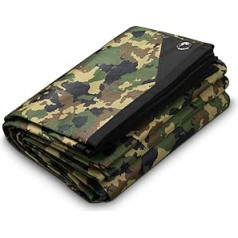 Arcturus XL Survival Tarp - 8.5' x 12' (Woodland Camo)