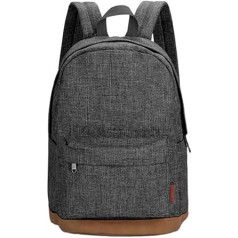 aorom Skirucksack Inch Laptop Backpacks Computer Male School Backpacks Rucksacks Leisure For Teenage Grey