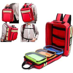 YXZCY First Aid Bag Trauma Backpack Empty Nurse Bag First Aid Storage Survival Trauma Emergency Backpack for Hiking Camping