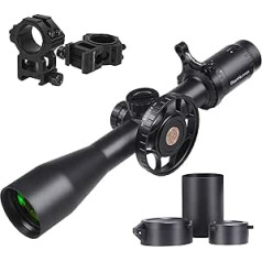 WestHunter Optics HD-S 4-16x44 SF Hunting Rifle Scope, Second Focal Plane, Rifle Scopes, 30 mm Tactical Precision Rifle Scope for Rifle / Airsoft / Air Rifle