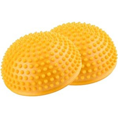 VGEBY1 PVC Semicircle Durian Ball Inflatable Yoga Balls Massage Point Fitball Exercises Trainer Fitness Balance Ball