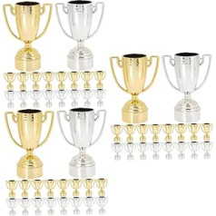 Toddmomy trofejas bērniem, 60 plastmasas futbola rotājumu iepakojums, balvas un trofejas, futbola trofeja bērniem, ballīšu aksesuāri bērniem, bērnu rotaļlieta, trofejas kauss