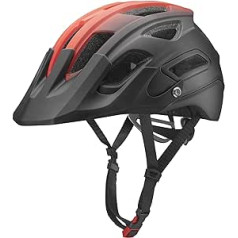 ROCKBROS Unisex pieaugušo MTB šosejas velosipēdistu ķivere, integrēta universāla ķivere ar noņemamu vizieri vīriešiem un sievietēm PC + EPS M (55-58 cm) L (58-61 cm)