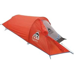 Camp Minima 1 SL Orange — viegla, kompakta 1 personas tuneļa telts, 1 personas izmērs - oranžā krāsā