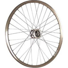 Taylor Wheels 26 collu velosipēda priekšējais ritenis ZAC2000 rumbas dinamo DH-3N80 559-19 sudrabs