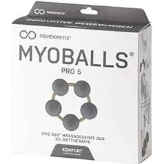 MyoBalls Unisex — Adult Pro 5 vingrošanas bumba, melna, 5