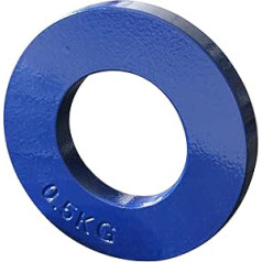 RUANI Breaking Weights Mini diski ar atsvariem Spēka treniņu piederumi Precīzajiem diskiem Blue 0,5 kg