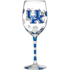 Game Tag Outfitters NCAA Kentuki Wildcats Drinkware Vīna glāze, viena izmēra/12 unces, daudzkrāsains