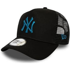 New Era New York Yankees Black League Essential A-rāmja regulējams Trucker vāciņš — viens izmērs