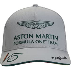 esmu Aston Martin F1 oficiālais Sebastians Fetels komandas Cap Grey 2021. gadā