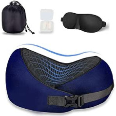 L/G Travel Pillow atmiņas putas U formas ērts spilvens (zils)