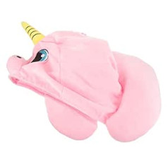 Operitacx U-shaped pillow, travel pillow, children's plane pillow for children, flight pillow, animal travel pillow, unicorn neck pillow, hoodie, travel pillow, nap neck pillow, beautiful