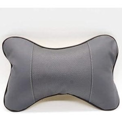 CLCTOIK Leather General Motors Headrest Support Neck Pillow Black/Beige/Grey/Brown