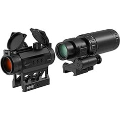 Feyachi V30 2MOA Red Dot Visor ar M37 1,5 X — 5 X Red Dot palielināmo stiklu, absolūts līdzliecinieks