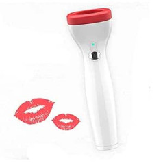 ‎Shoptop SHOPTOP lūpų putlintuvas, silikoninis elektrinis lūpų putlintuvas lūpų grožio pagerinimo prietaisas su 3 skirtingais čiulptukais, USB įkrovimas seksualioms lūpoms moterims ir mergaitėms