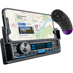 78-357# Radio blow avh-8970 rds mp3/usb/microsd/bluetooth/viedtālruņa turētājs