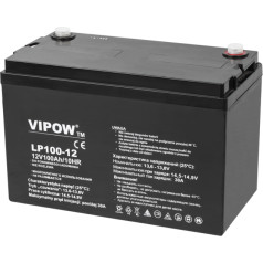 VIPOW gēla akumulators 12V 100Ah