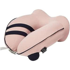 TEmkin Inflatable Travel Pillow, Neck Pillow for Aeroplane or Car, Travel Items, Small U-shaped Headrest Pillow, with Breathable and Comfortable Sleeping Artifacts, Practical Head