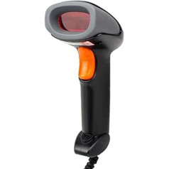 Yanzeo L1100 Barcode Scanner 1D Handheld Wired Barcode Reader USB Laser Barcode Scanner POS Code Reader for Retailers