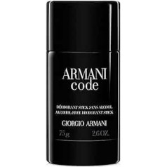 ‎Giorgio Armani Giorgio Armani Code, дезодорант-стик для мужчин, 75 г Цитрусовые, кожа, табак, пряные ноты, цветочные ноты