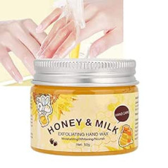 Hurrise Wax Hand Mask, Hand Care Mask, 50 g Milk Honey Hand Care Mask for Men and Women