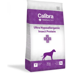 Calibra veterinary diets ultra hipoalerģiska barība kukaiņiem - barība suņiem - 12 kg