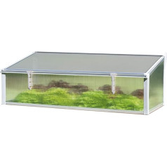 JUWEL Thermo Cold Frame 130/60 (stiprinājums koka paaugstinātām gultām, logs ar aizsardzību pret vēju, vienkārša montāža, dobie paneļi 4 mm, siltumizolācija) 20342