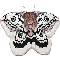 Dongbin Moth spārni tauriņš spārni tauriņš Cape Butterfly šalle spārni Nymph Pixie kostīmu aksesuāri šalles puse Cosplay deju kostīms auduma meitenes sievietes tauriņš kostīms draudzība 148 x 185 cm