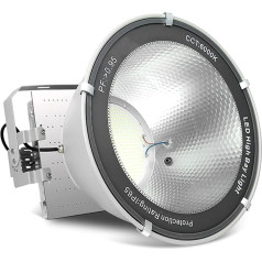 Gaismekļi ar gaismas diodēm, 400 - 1000 W, LED-Sicherheitsleuchten, hell, IP66, apgaismojums, izmantošanai garāžā, garāžā, verandā, dārzā (1000 W)