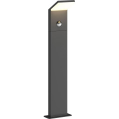 Lucande LED ceļa gaisma / Bollard Light 60 cm ar kustības sensoru āra gaisma Splashproof IP54 8,5 W LED gaisma