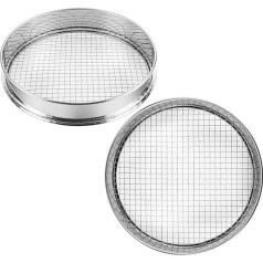 YAYODS 2 Pack Ground Sieve Garden Sieve Large 12