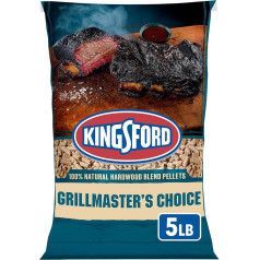 Kingsford Klassische Holzpellets, 100% dabīgs Hickory, Eiche und Kirschholz, Hartholzpellets zum Grillen, 2,3 kg (iepakojums var mainīties)